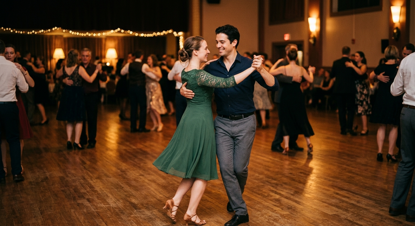 From a Dancer's Diary #7 — The Beginner's First Social: Stepping Onto the Floor Before You're Ready