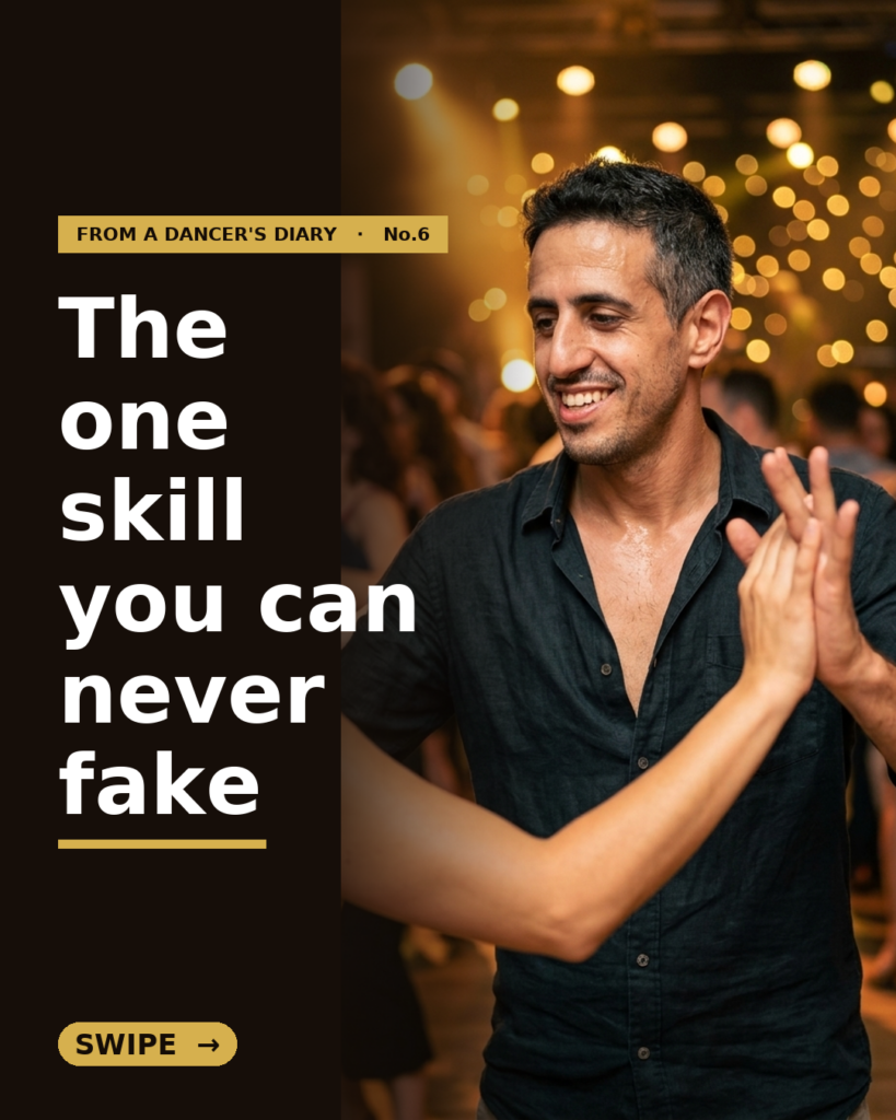From a Dancer's Diary #6: Following and Listening — The One Thing You Cannot Fake